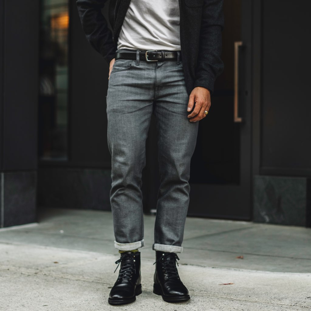 Men's Brogue Leather Belt | Black - Image 5