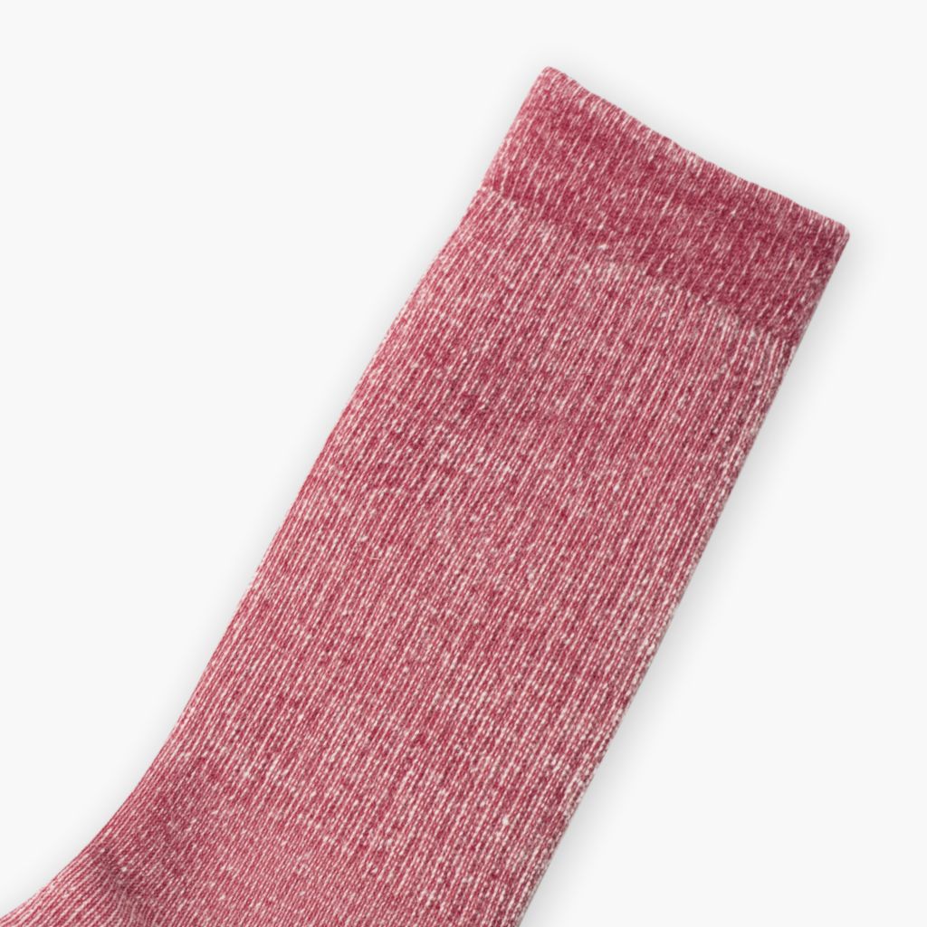 Men's Wool Cabin Sock | Red - Image 2