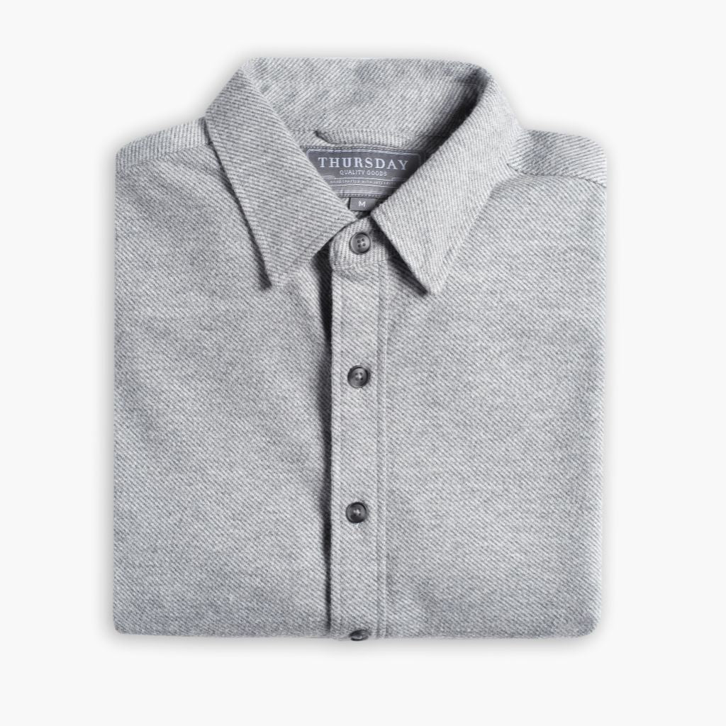 Everyday Button-Down Shirt | Light Grey - Image 3
