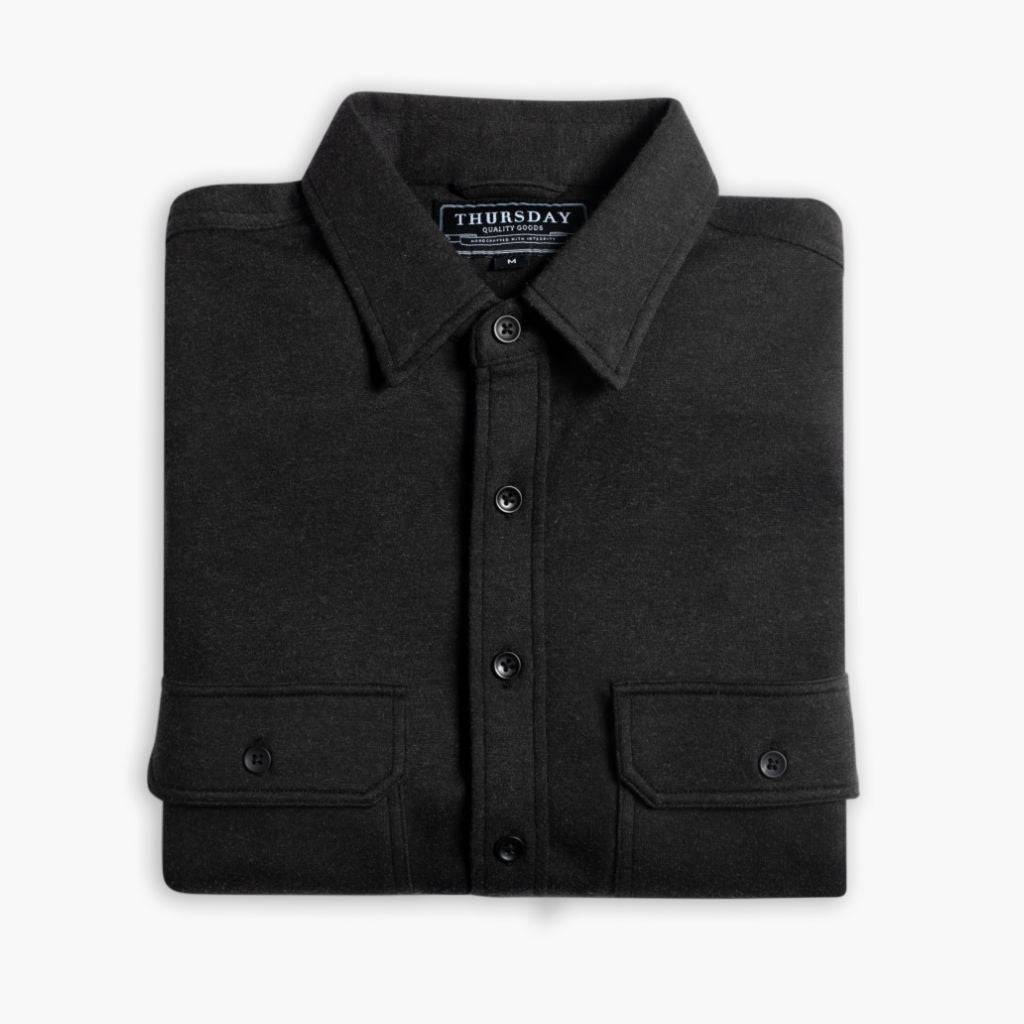 Everyday Button-Down Shirt | Black (Two Pocket) - Image 3