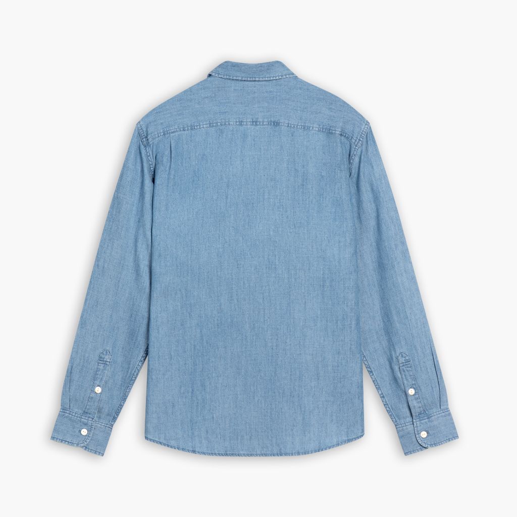 Chambray Workshirt | Vintage Indigo - Image 2