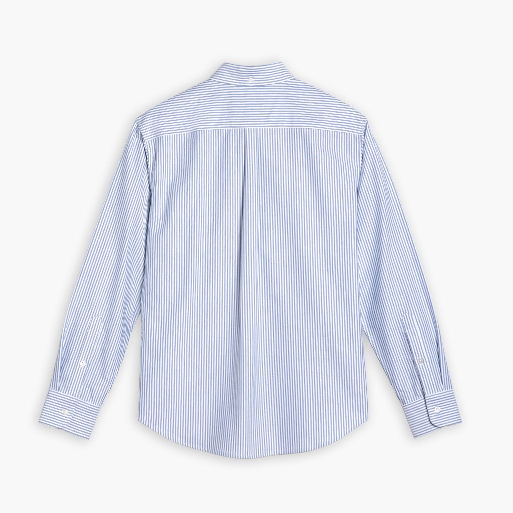 Oxford Shirt | White & Indigo - Image 2