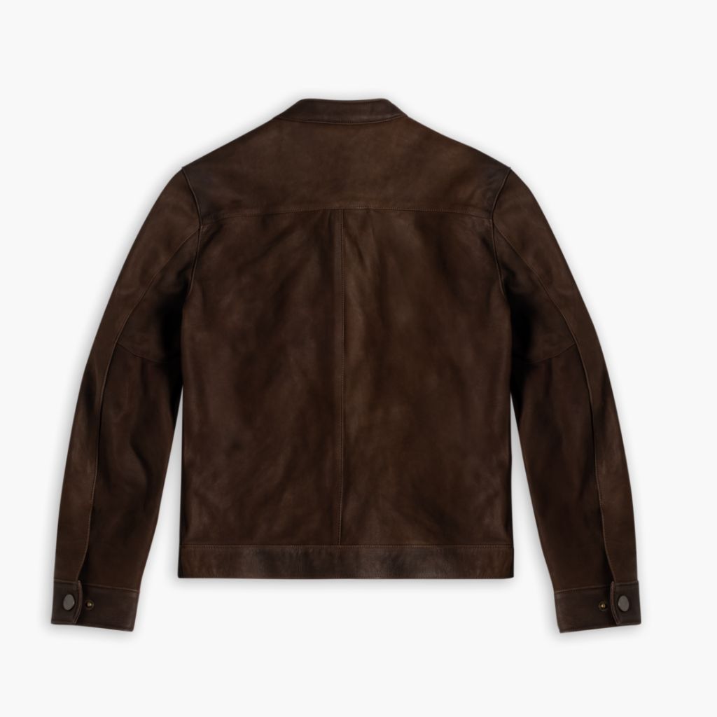 Racer Jacket | Tobacco (Brass Hardware) - Image 6