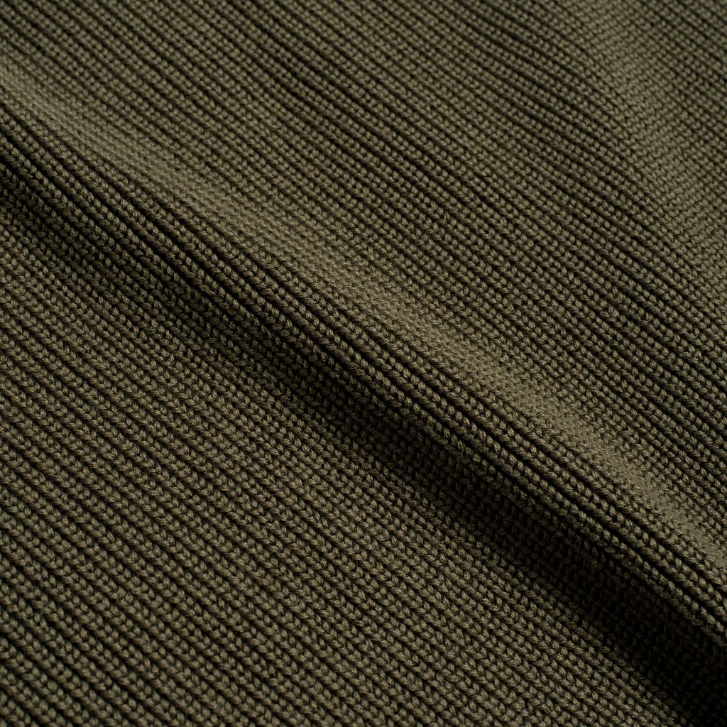 Ribbed Crewneck | Olive - Image 4