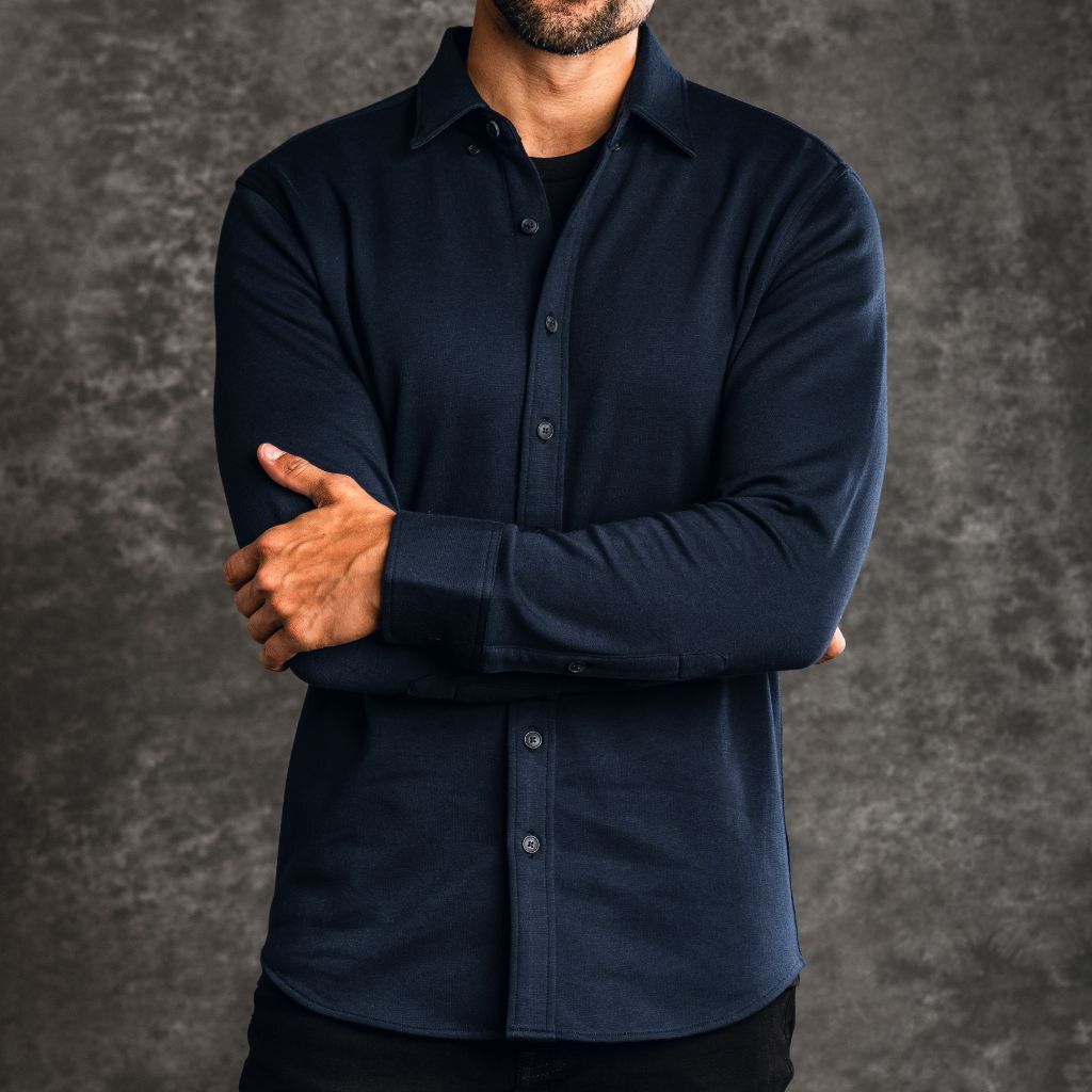 Everyday Button-Down Shirt | Navy - Image 6