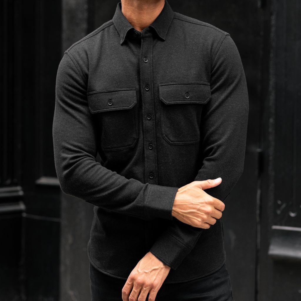 Everyday Button-Down Shirt | Black (Two Pocket) - Image 6
