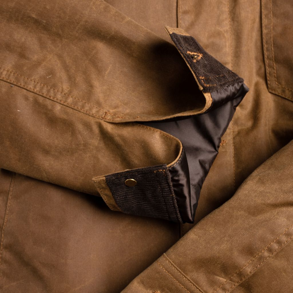 Waxed Canvas Field Jacket | Khaki - Image 5
