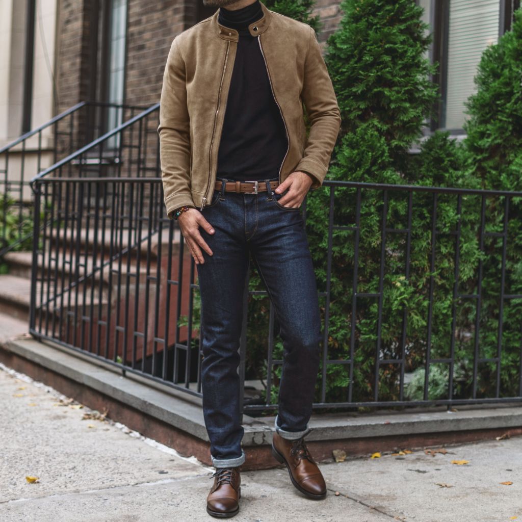 Racer Jacket | Taupe - Image 3