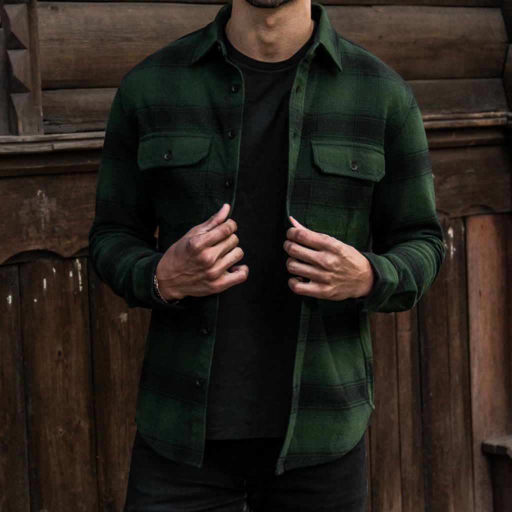 Summit Flannel Shirt | Evergreen - Image 6