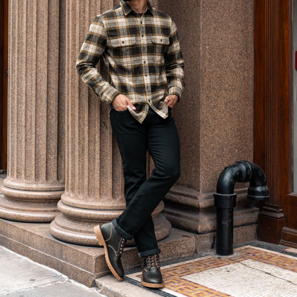 Summit Flannel Shirt | Tuscan Gold - Image 8