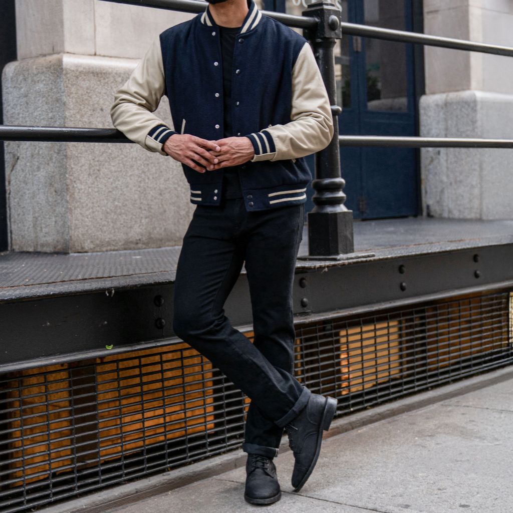 Varsity Jacket | Navy - Image 3