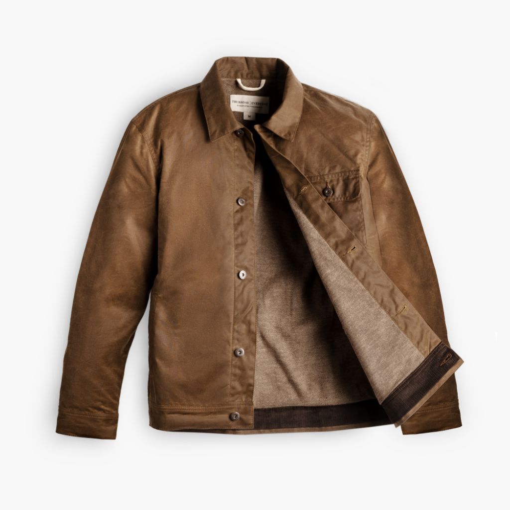 Waxed Canvas Field Jacket | Coyote - Image 5