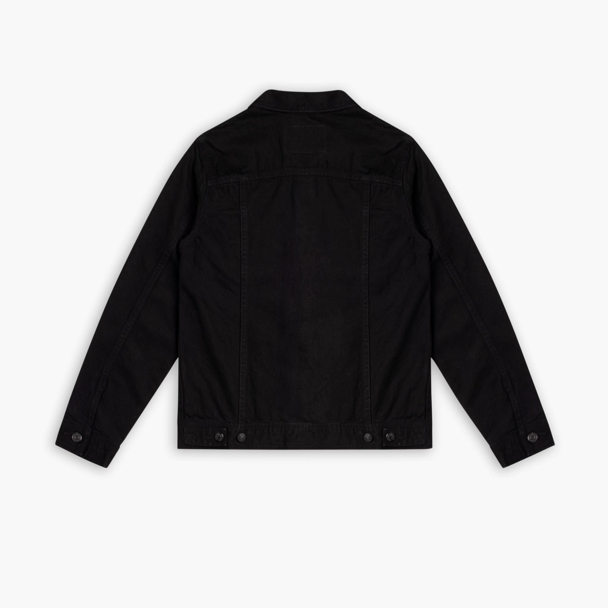 Denim Trucker Jacket | Black - Image 6