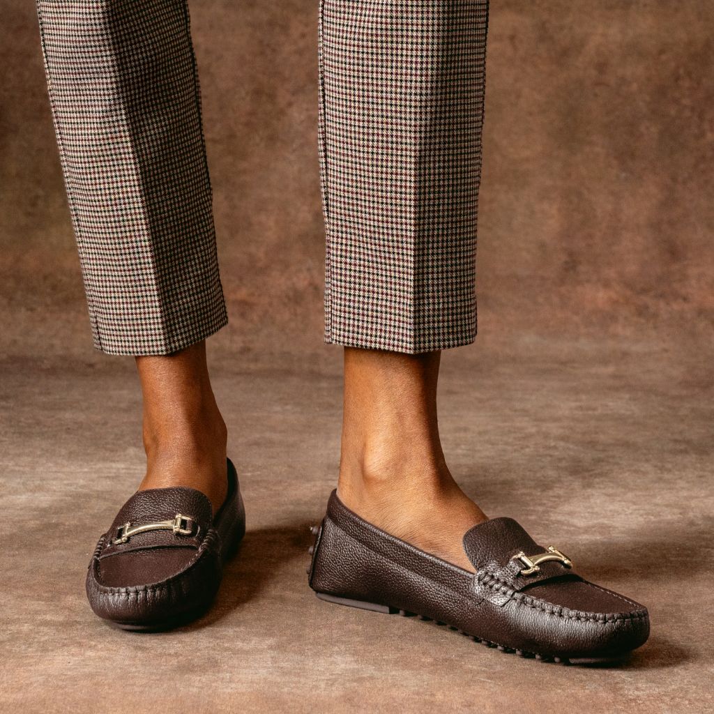 Driving Loafer | Brown & Gold - Image 7