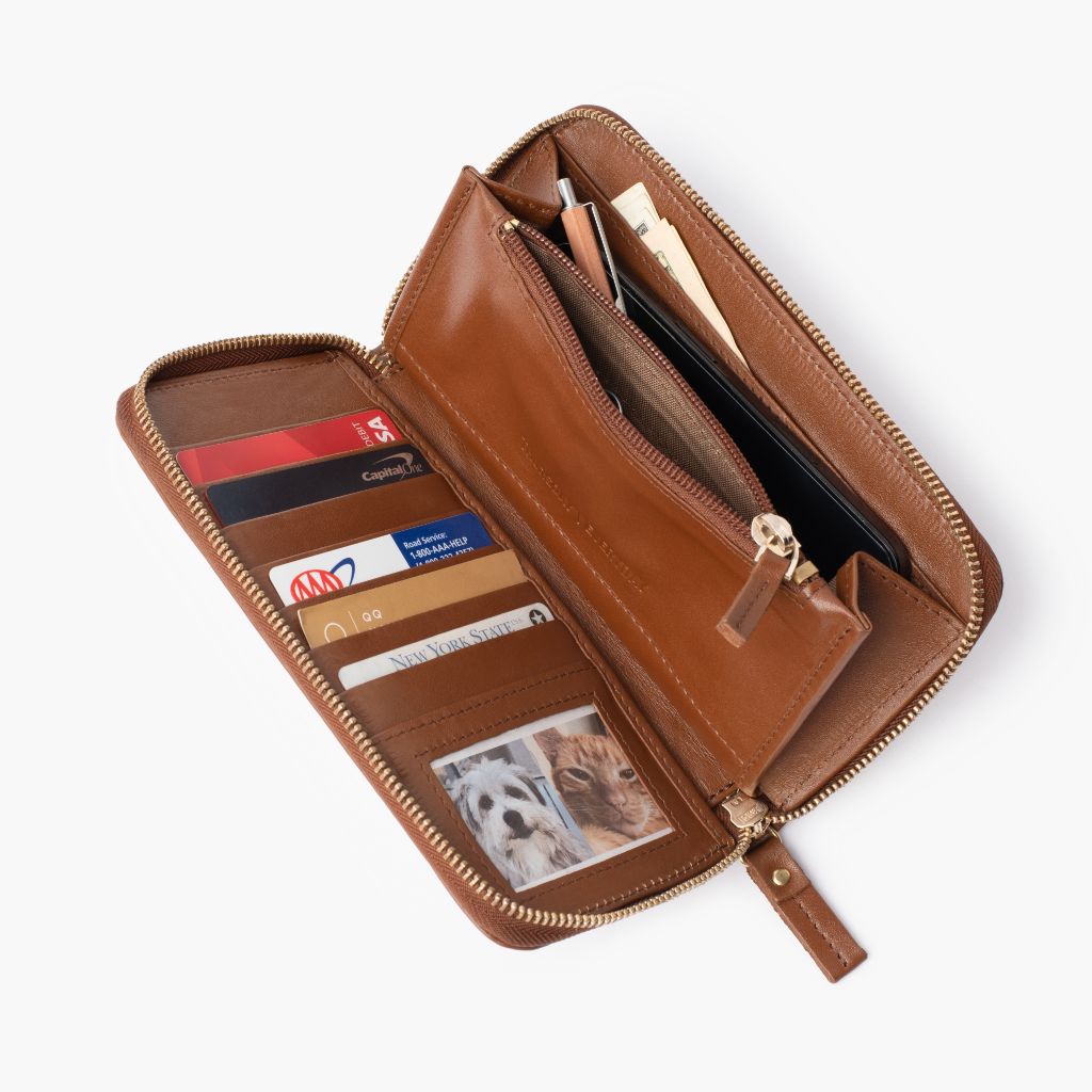Wallet Wristlet | Saddle - Image 4