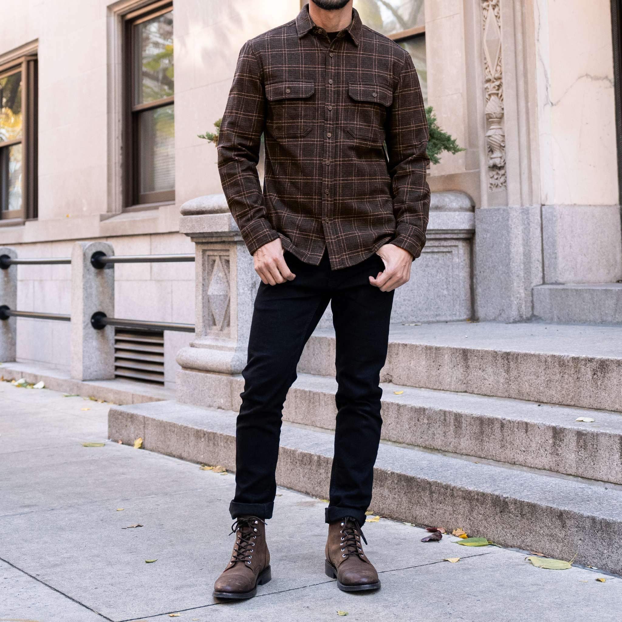 Summit Flannel Shirt | Chestnut - Image 8